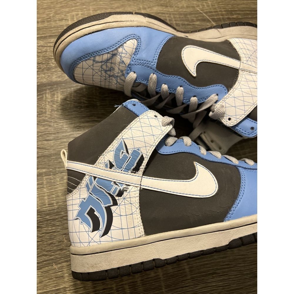 2009 Nike Dunk High SB GS Japanese Graffiti 308319-014 Sz 5.5Y 7 Women's 5 Men's - Picture 2 of 12